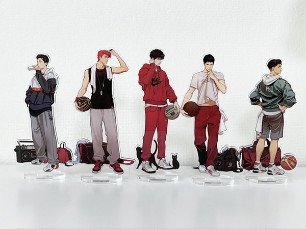 【TW Group Order】SD Acrylic Stands & Postcards Set　／SLAM DUNK　Goods　BY：딱쑥 