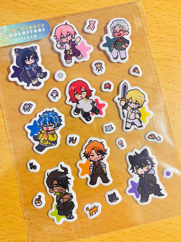 HOLOSTARS Puffy Sticker　／HOLOSTARS　Goods　BY：弎花 