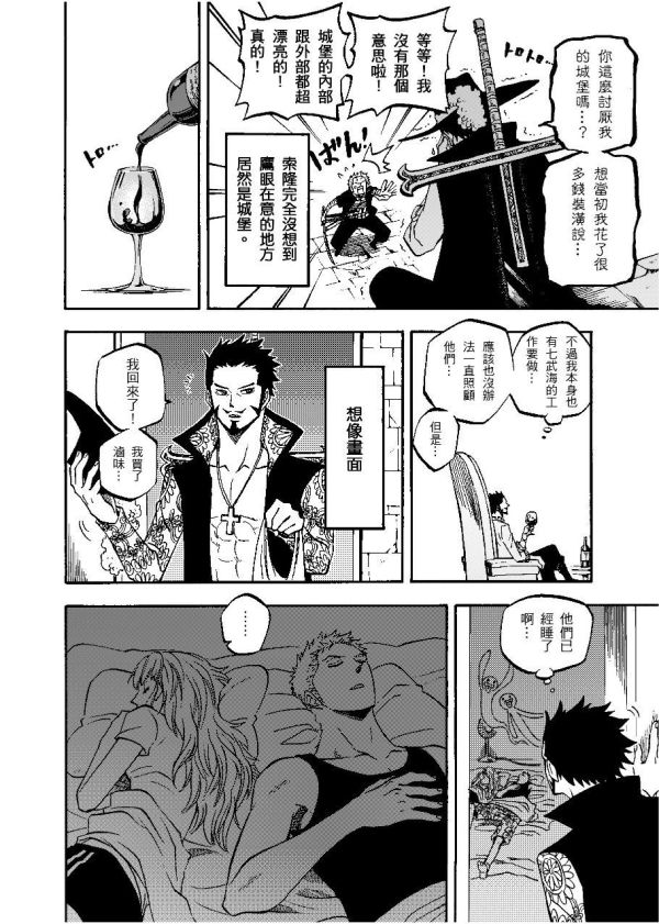 《鷹眼家》　／One piece　Comic　BY：澈（CYANCROWN） 