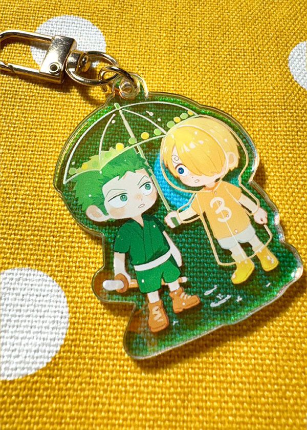 【PRE-SALE】Kids ZoroSanji Acrylic Charm　／One Piece　zorosanji　Goods　BY：Kuli 