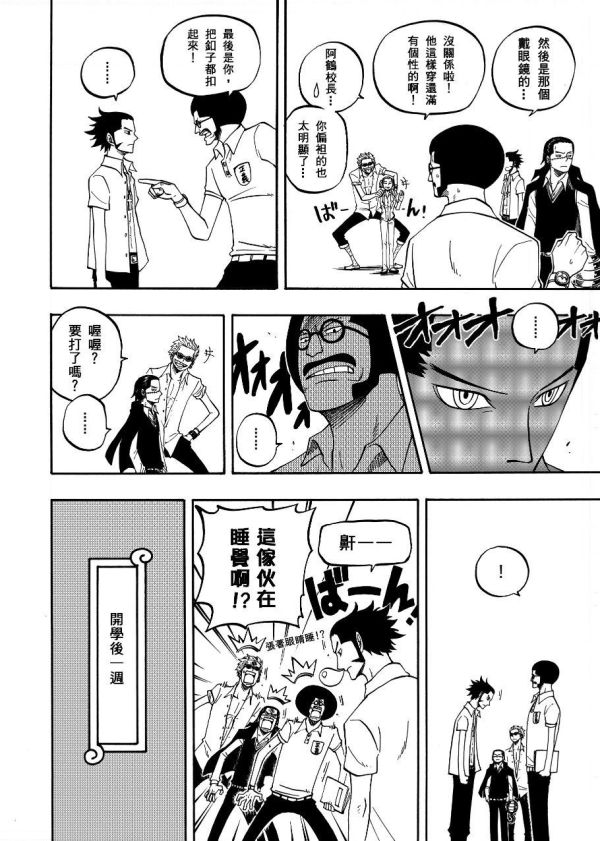 《七武海特訓班》　／One piece　Comic　BY：澈（CYANCROWN） 