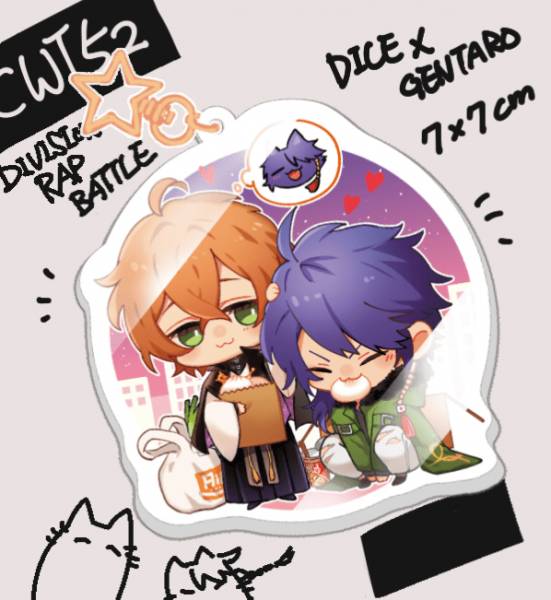 Daigen Acrylic Charm　／Division Rap Battle　Daigen　Goods　BY：Rum（蘭姆） 