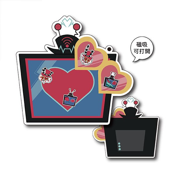 【PRE-SALE CLOSED】VoxVal Shaking Charm　／Hazbin Hotel　Vox×Valentino　Goods　BY：一言yiyan（花犬里貍） 