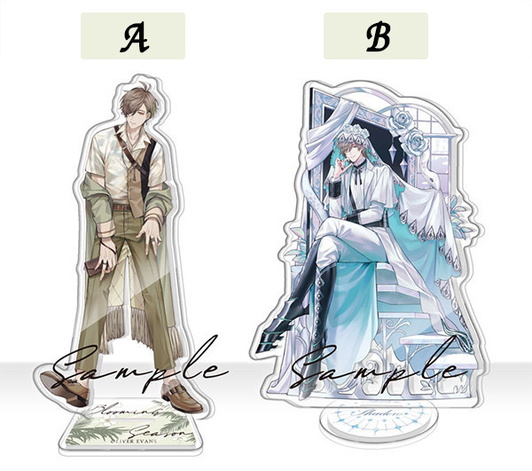 Oliver Evans Acrylic Stand　／Nijisanji／VTuber　Goods　BY：夏樹（WARS） 