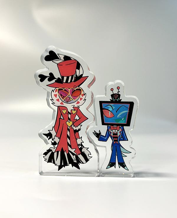 【PRE-SALE CLOSED】VoxVal Acrylic Blocks Set　／Hazbin Hotel　Vox×Valentino　Goods　BY：一言yiyan（花犬里貍） 