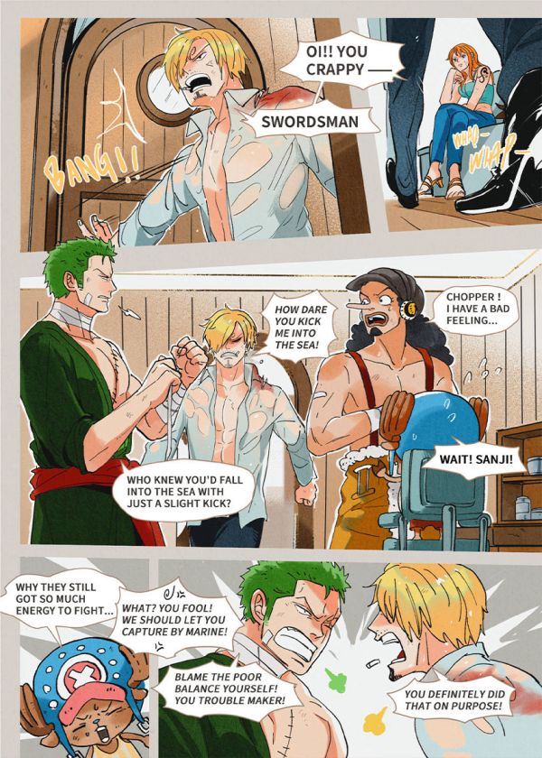 【PRE-SALE】《Today is not their day》English ver.　／One Piece　zorosanji　Comic　BY：Kuli 