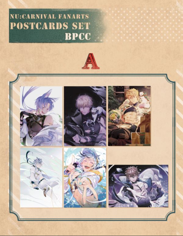 NU: Carnival Postcards Set　／NU: Carnival　Goods　BY：BPCC 