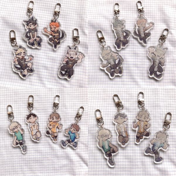 HQ Endding Outfit Acrylic Charms　／Haikyu!!　Goods　BY：muto! 