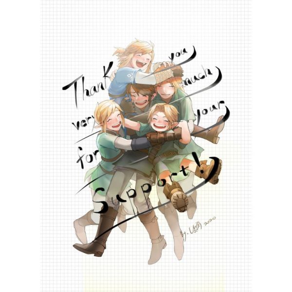 《2019-2020 勇者們的周年收錄本》　／薩爾達傳說　黃昏林克X曠野林克　漫本　BY：U納 