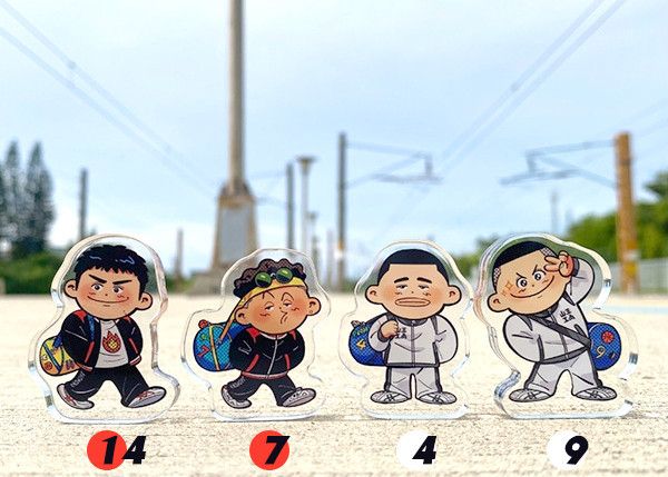 《7 & 14 + 4 & 9》Acrylic Block　／SLAM DUNK　Goods　BY：低低 