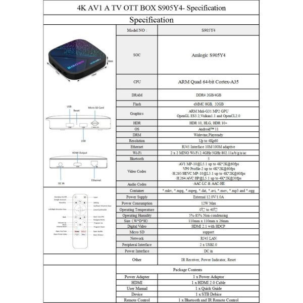 Google認證最強安卓機上盒 HAKO MIMI PRO 4K畫質 YT NF D+ 國際版Google 安卓11 智能語音電視盒 