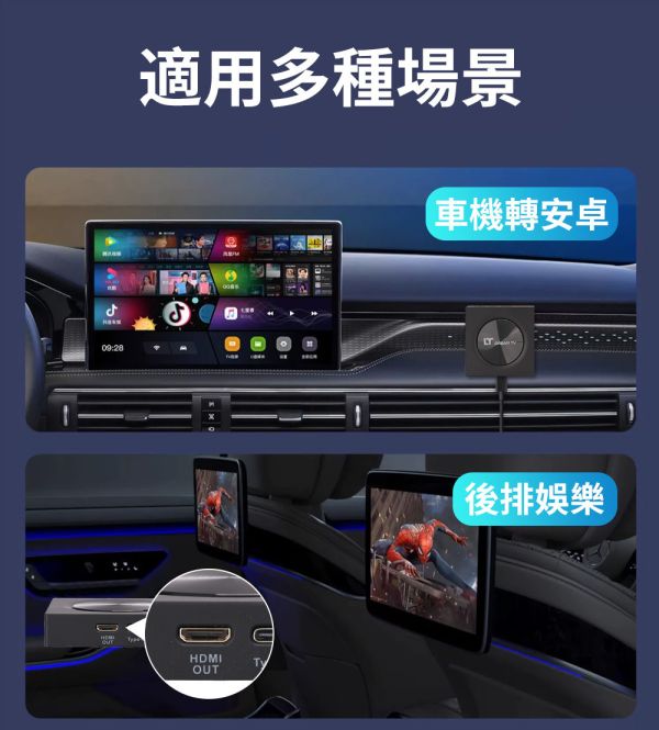 【現貨】【2024新機上市】Dream TV Carplay車機第二代 隨插即用 carplay轉安卓 安卓盒子 