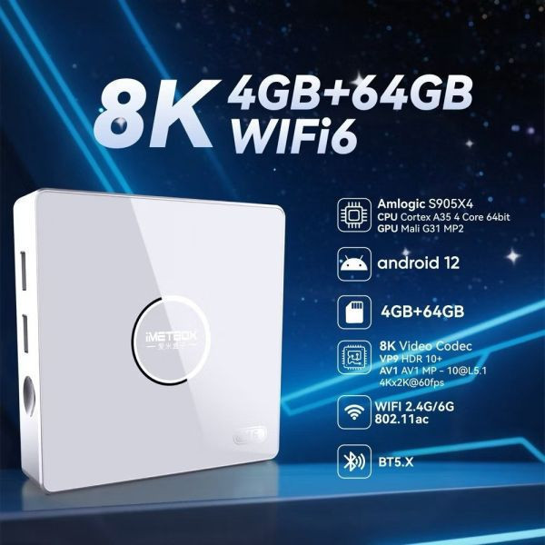 【現貨】愛米盒子M6 頂階規格 4G64G Imetbox 愛米盒子 獨家純淨版 台灣代理公司 