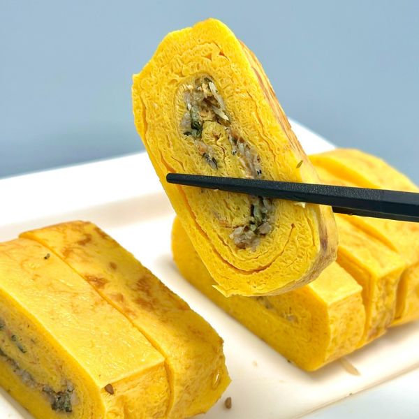 新品上市-昆布魩卷玉子燒270g 玉子燒,加熱即食,昆布小卷小魚拌飯,海鮮玉子燒