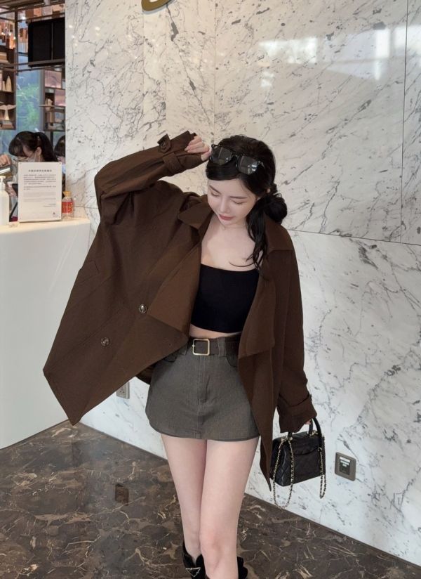 現貨 – 美拉德風衣外套 