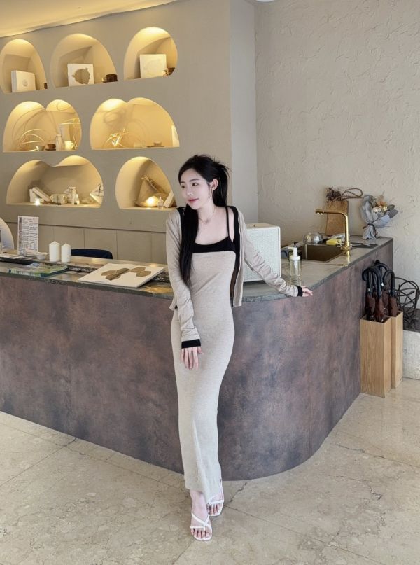 現貨 – 小香風長洋套裝 