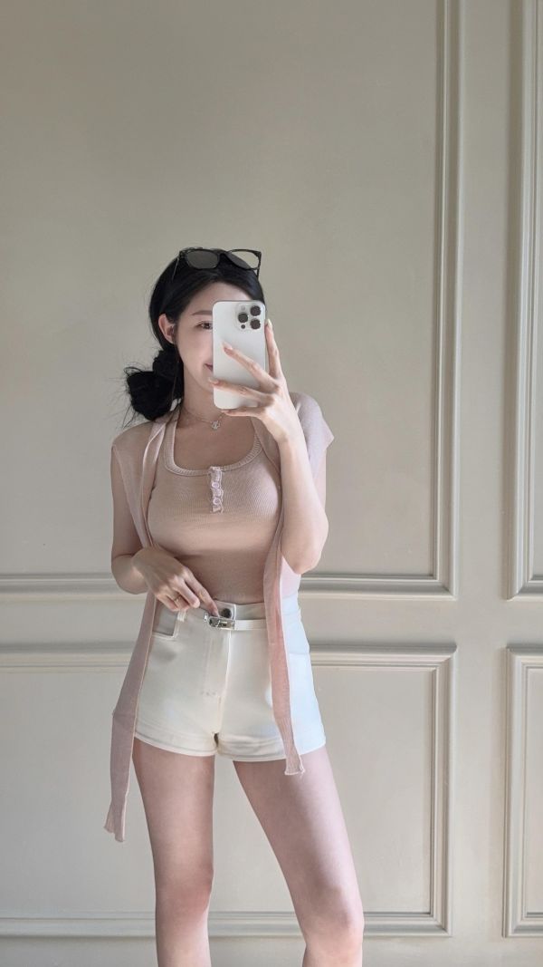 西裝皮帶短褲 