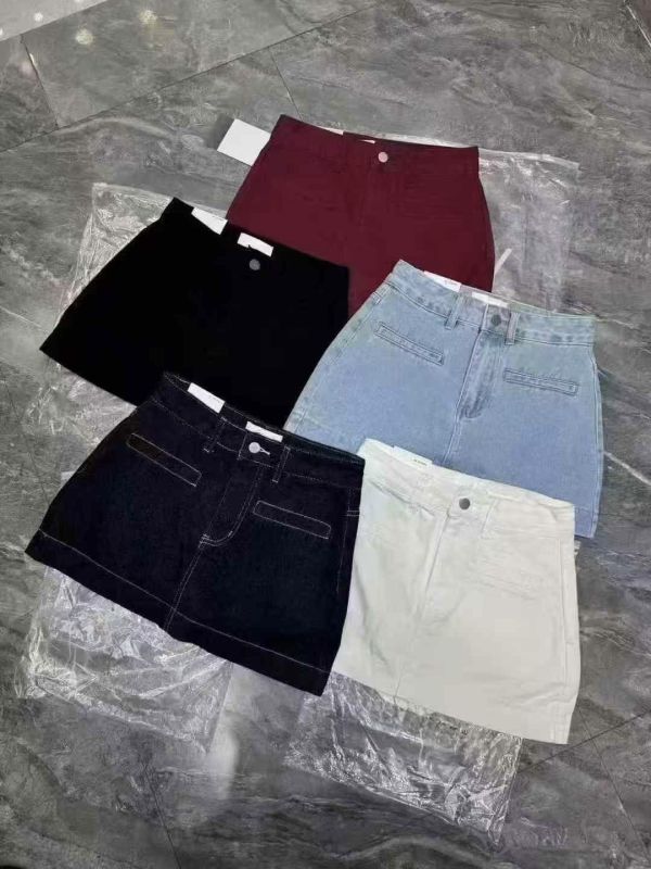 現貨 – 日常A字牛仔裙 