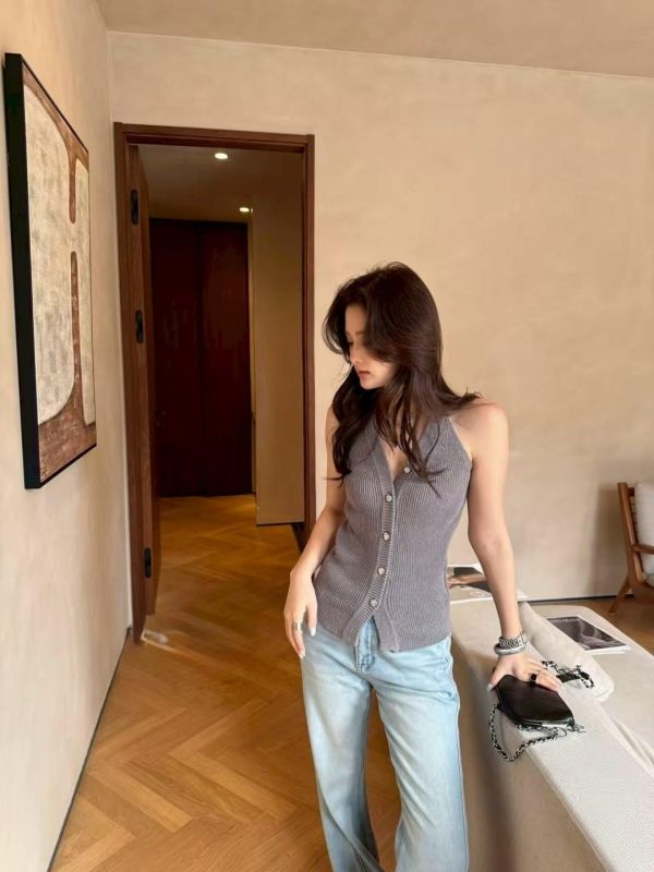 高訂款 ⋆ 麻感針織背心 