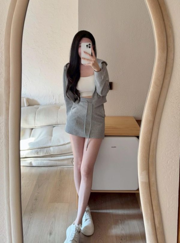 本期必收⋆ 𐙚 ̊.鑽鑽短裙套裝 