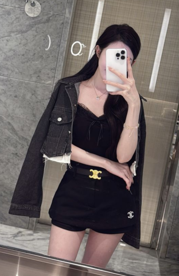 時髦look x 凱旋門皮帶褲裙 