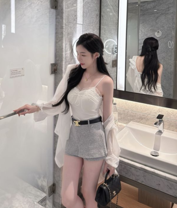 時髦look x 凱旋門皮帶褲裙 