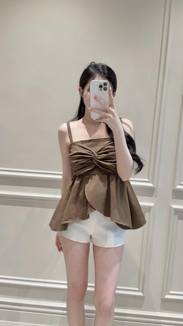 渡假系列 ⋆ 渡假感扭結小背心 