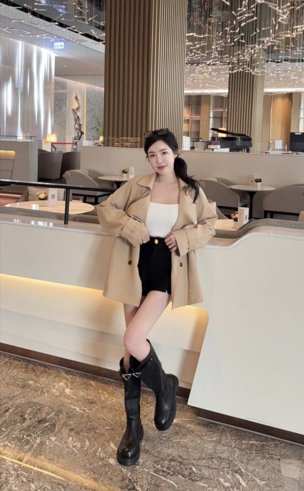 現貨 – 美拉德風衣外套 