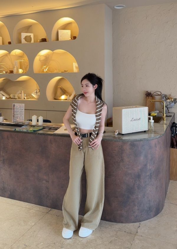 現貨 – 條紋針織小外套 