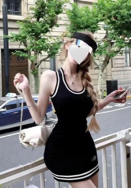 好身材運動休閒洋裝 