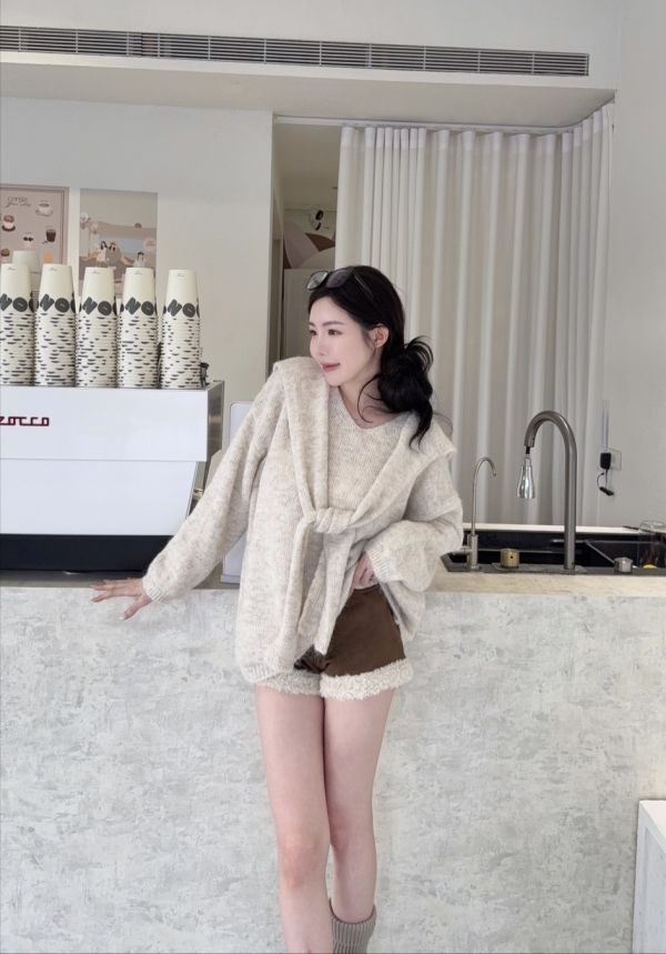 現貨 – 小雪人毛毛短褲 