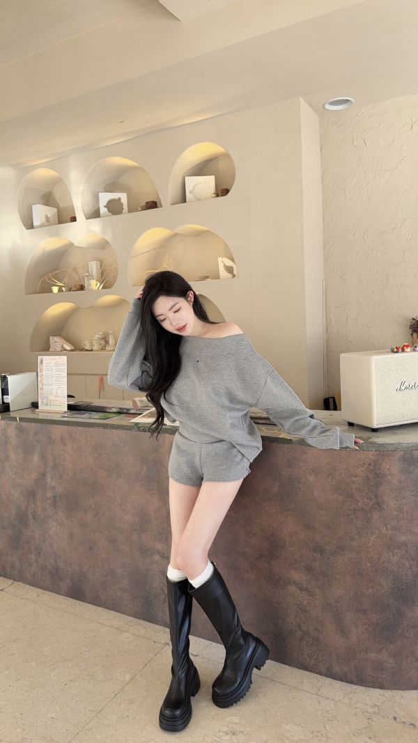 現貨 – 神腿厚底皮長靴 