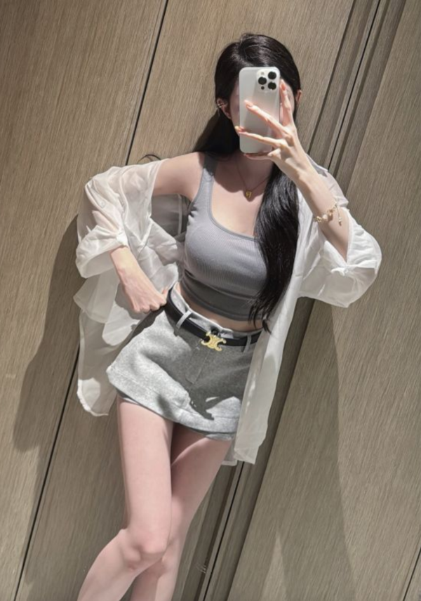 時髦look x 凱旋門皮帶褲裙 