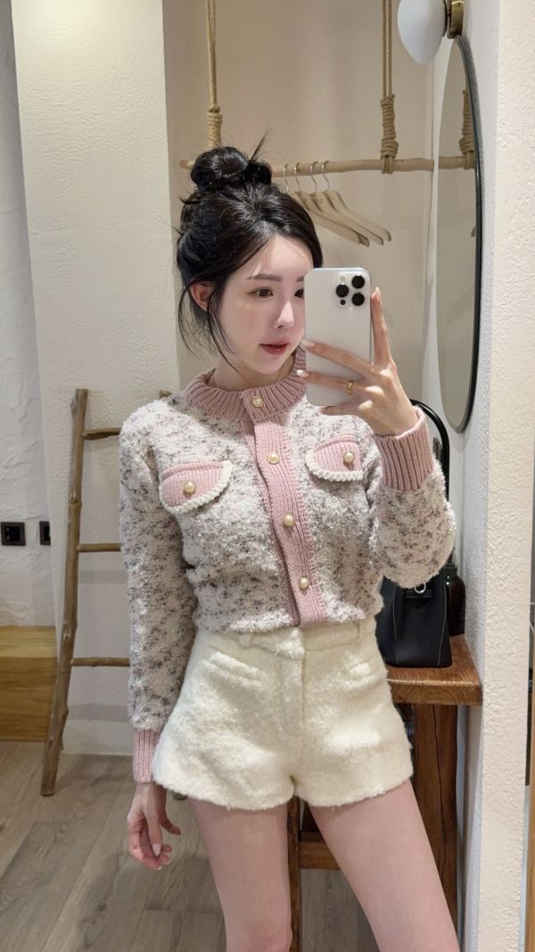 現貨 – 造型毛呢短褲 