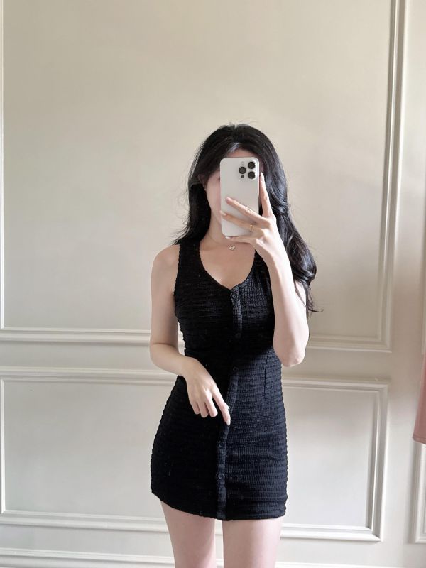 現貨 – 自帶腰身小洋裝 