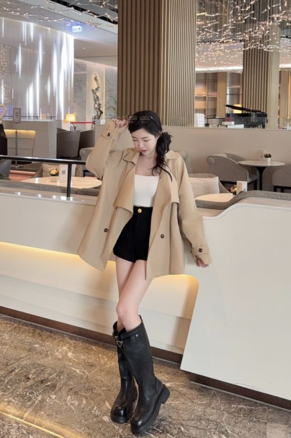 現貨 – 美拉德風衣外套 