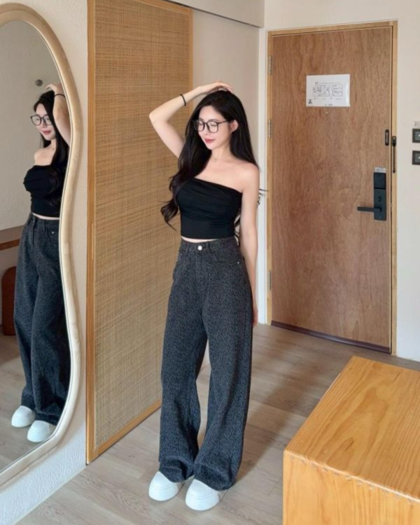 本期必收 ⋆ 時髦豹紋牛仔褲 