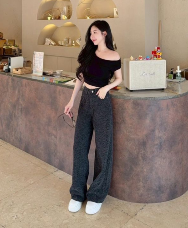 本期必收 ⋆ 時髦豹紋牛仔褲 