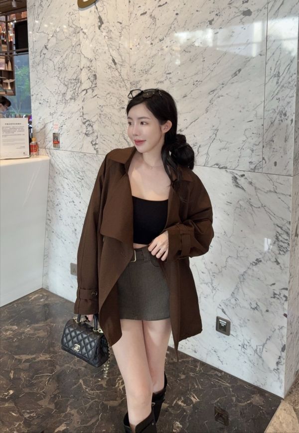 現貨 – 美拉德風衣外套 