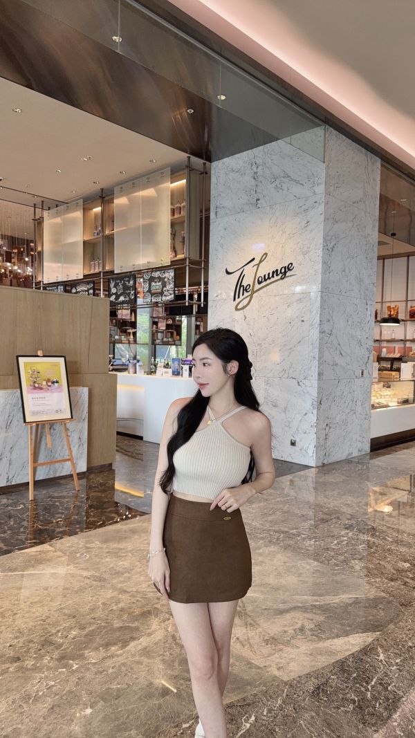 現貨 – 掛脖針織小背心 