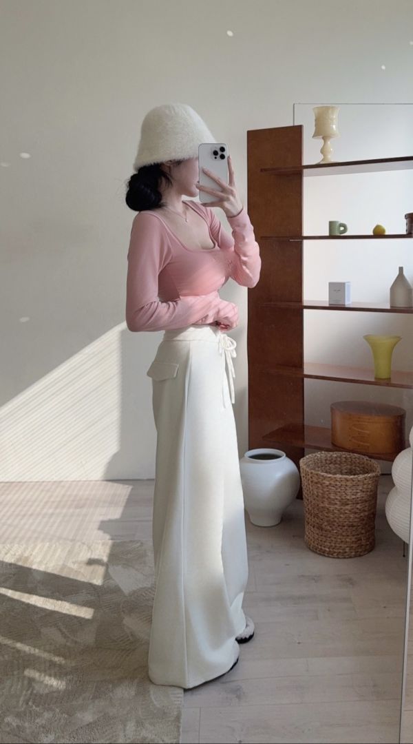 現貨 – 好身材方領發熱衣 