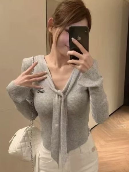 現貨 – miumiu水手領針織上衣 