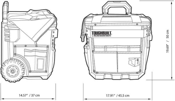 TOUGBUILT TB-CT-61-14 拉桿式估據推車-14吋 TOUGBUILT TB-CT-61-14 拉桿式估據推車-14吋