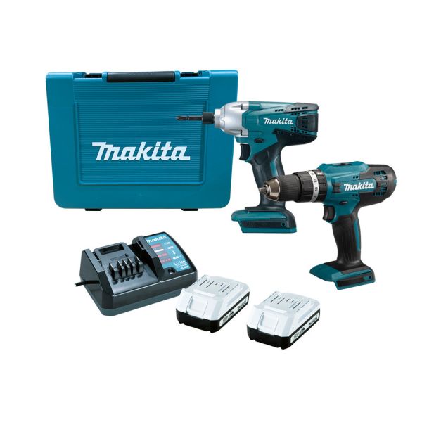 牧田(MT系列) 18V 入門款 DK18922A 充電式雙機組 TD127D+HP488D 牧田(MT系列)18V電鑽起子雙機組 DK18922A

附件：TD127、 HP488、充電器DC18WA、電池BL1820Gx2顆、塑料手提箱