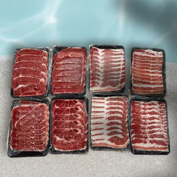 【葒月hungyue】大口吃肉 極致享受 火烤兩吃肉片組 