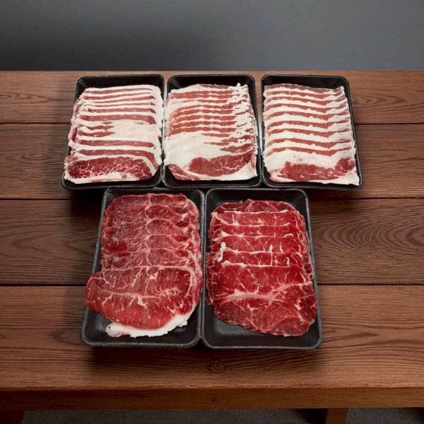 火烤兩吃肉片多重組合 ~多種肉片組合 