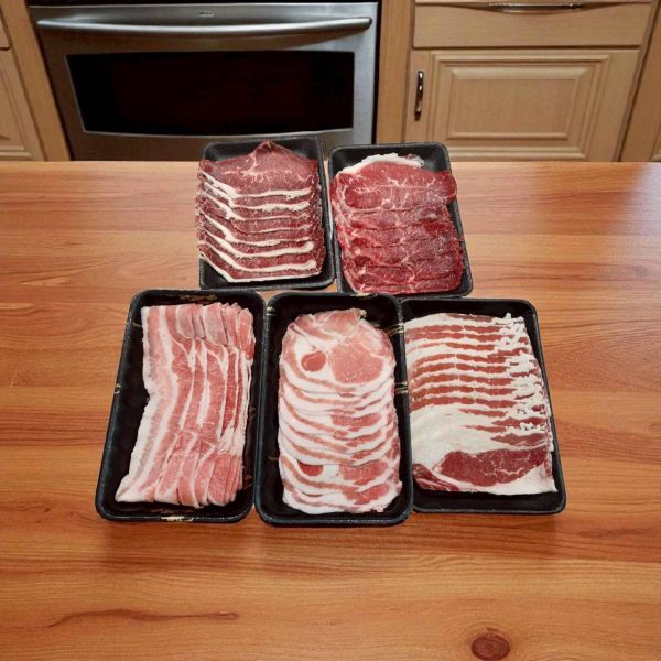 火烤兩吃肉片多重組合 ~多種肉片組合 