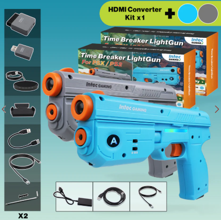 Time Breaker LightGun for PS1 /PS2 
