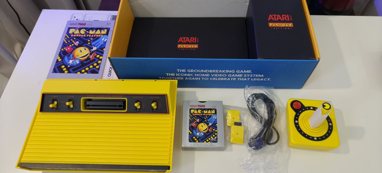 (現貨)Atari2600+PAC-MAN小精靈聯名同捆機+NAMCO卡帶合輯 