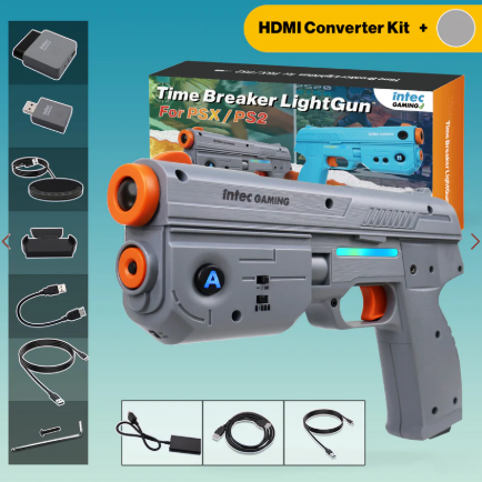 Time Breaker LightGun for PS1 /PS2 